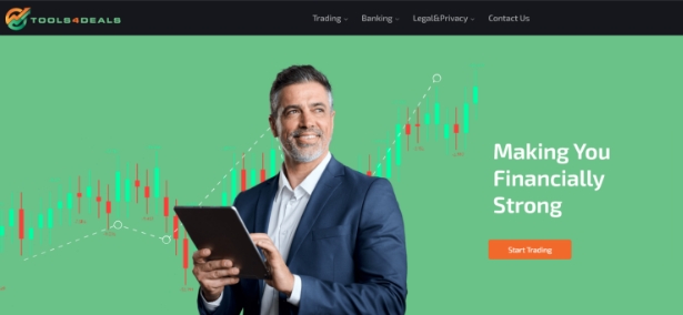 a website screenshot
